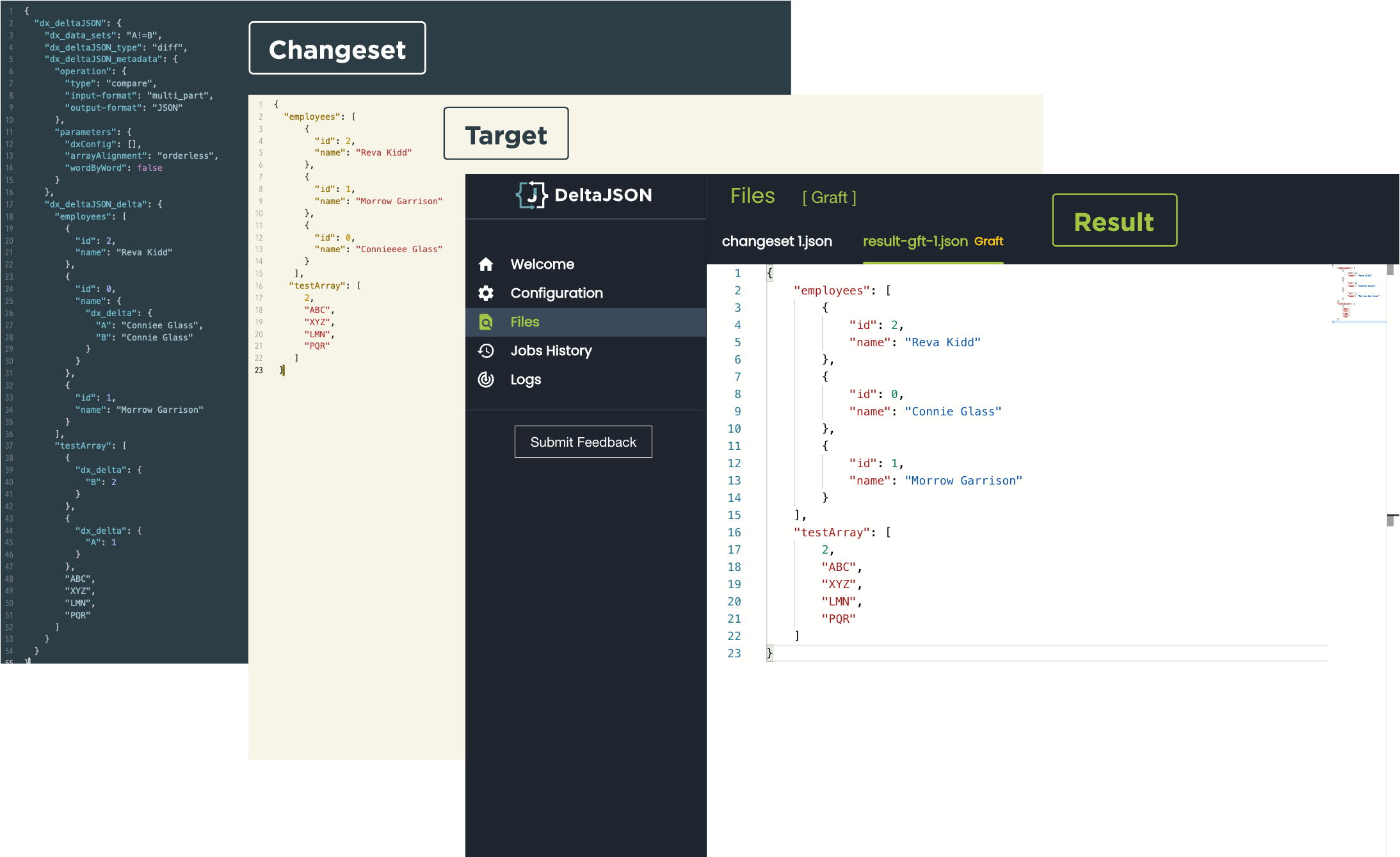 DeltaJSON smart patching