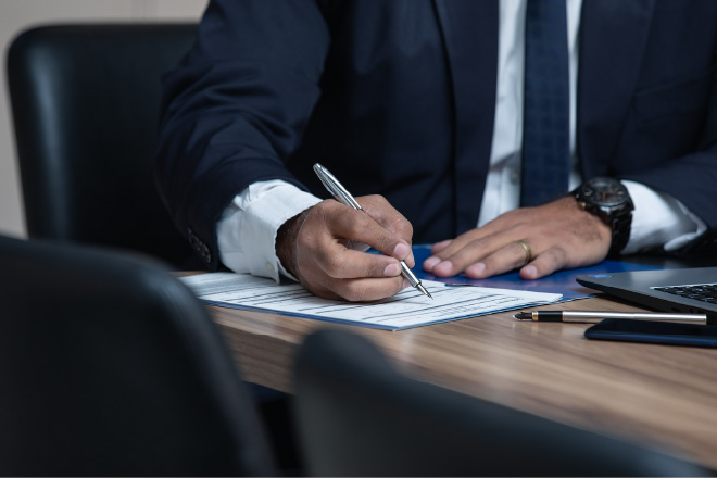 Legal document signing