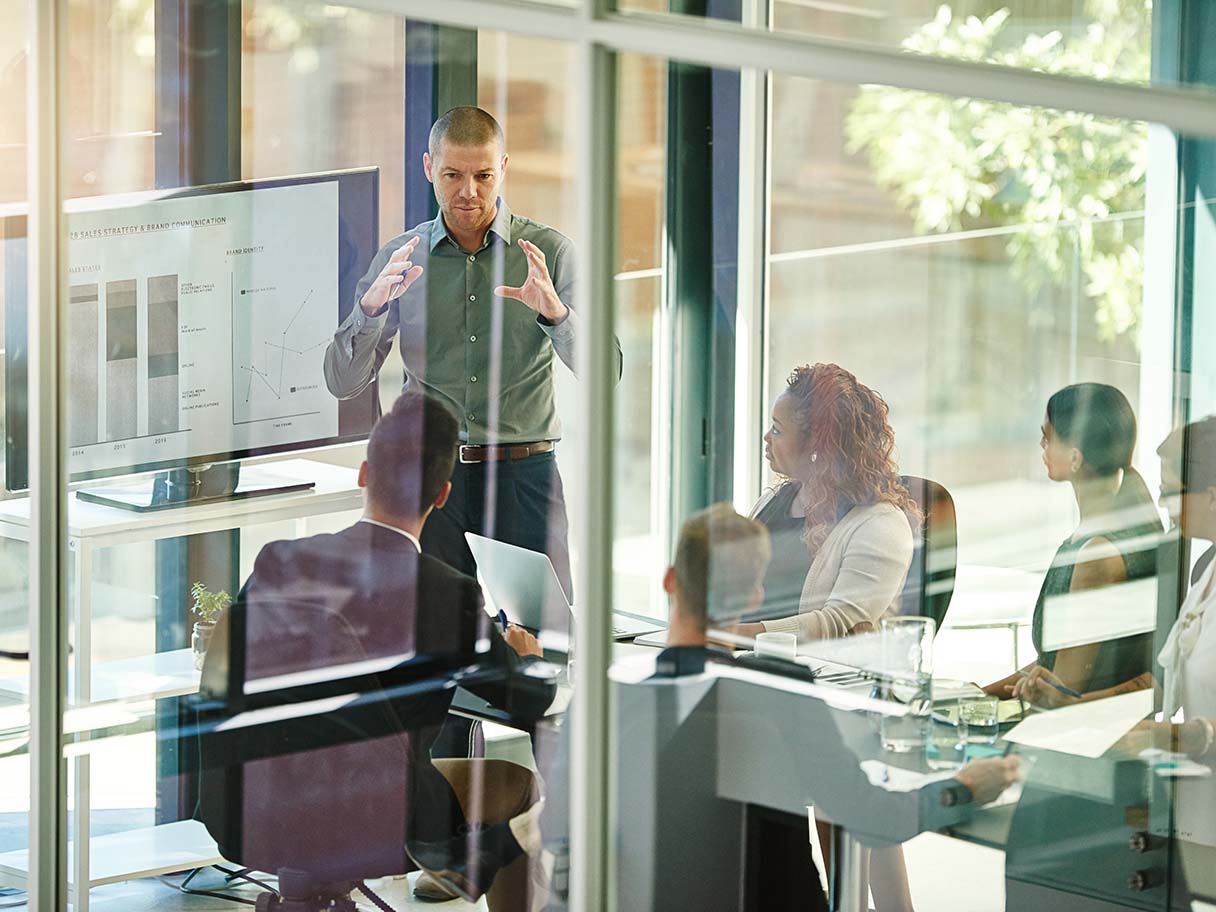 discussion in office